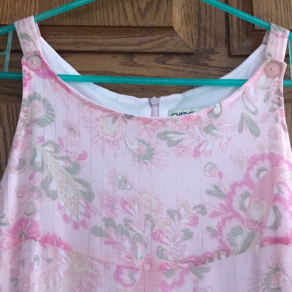 Pink paisley print dress by Cherokee - Picture 2 of 8